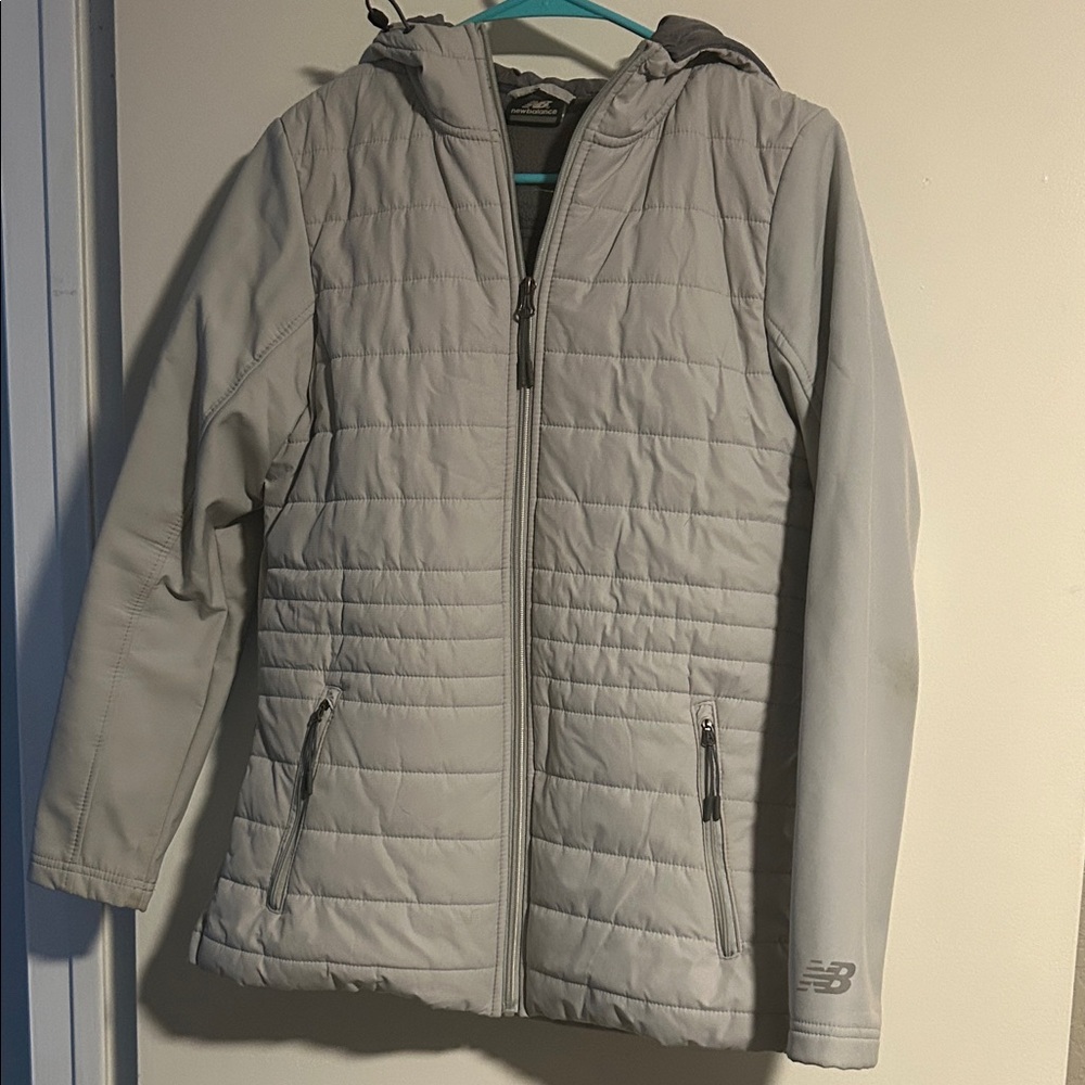 New Balance Dark Gray Quilted Jacket
